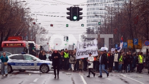 Protest ispred VJT